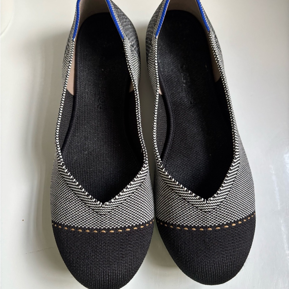 Rothy's Black and Gray Flats